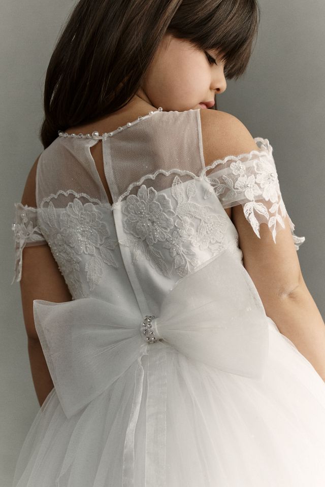 open lace back dress Lorinda Mini Dress | White | Womens main image 0