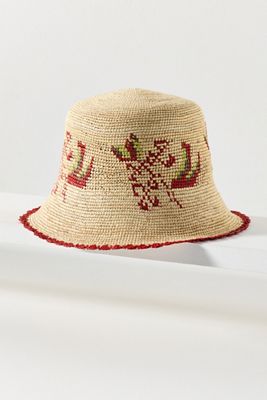 Raffia Boater Hat | Anthropologie display picture 1