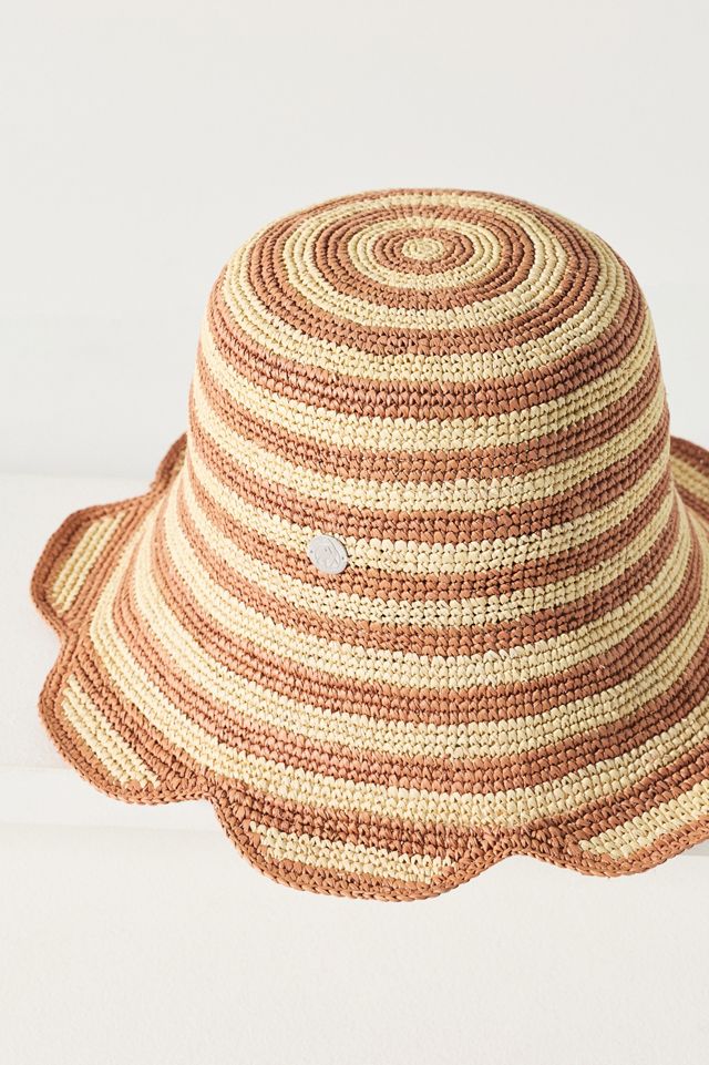 Freya Scalloped Stripe Bucket Hat #2