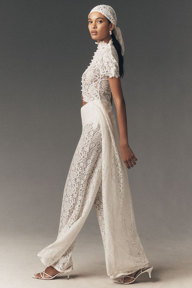 Deme by Gabriella Kianna Lace Two-Piece Set | Anthropologie