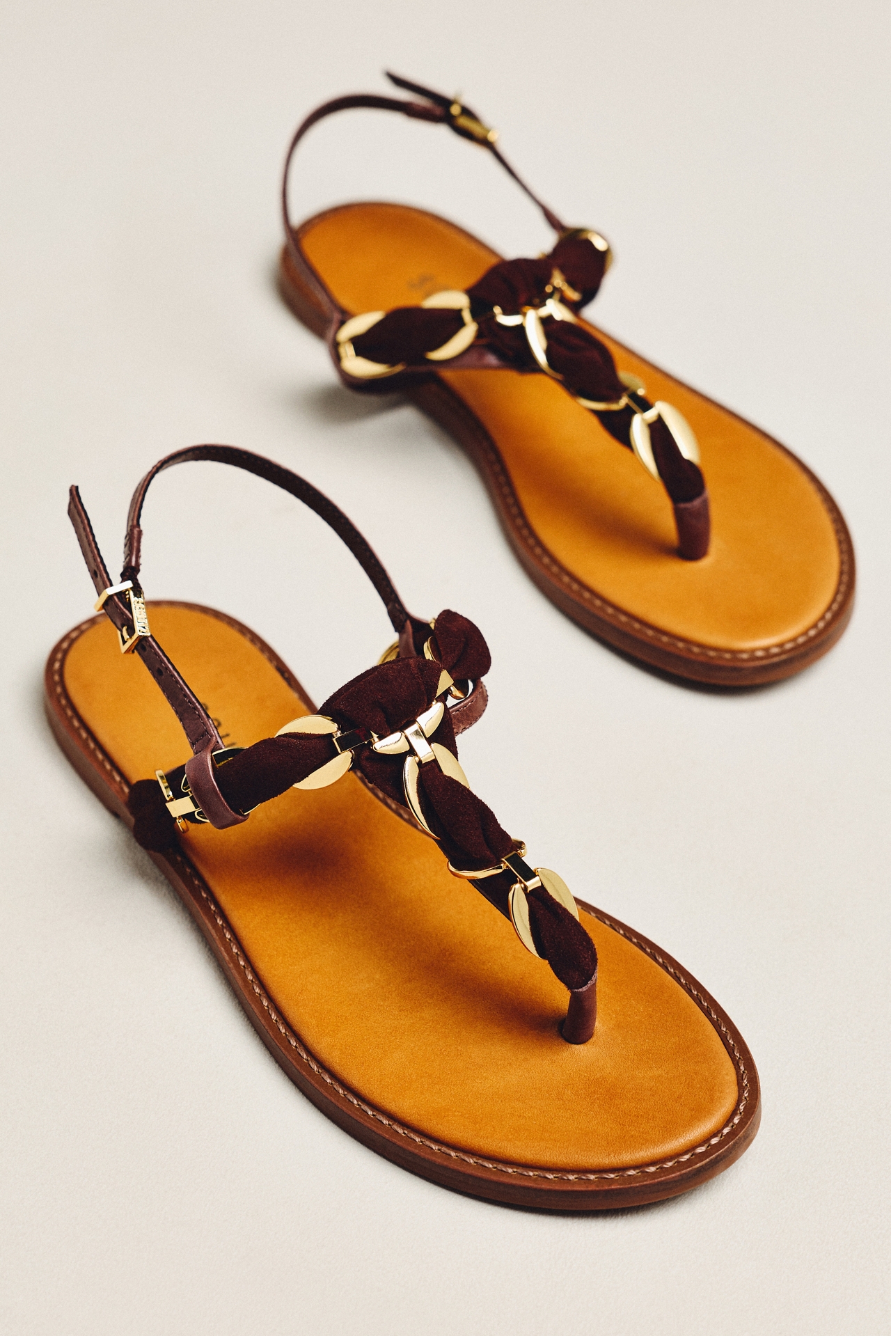 Schutz Camellia Thong Slingback Sandals