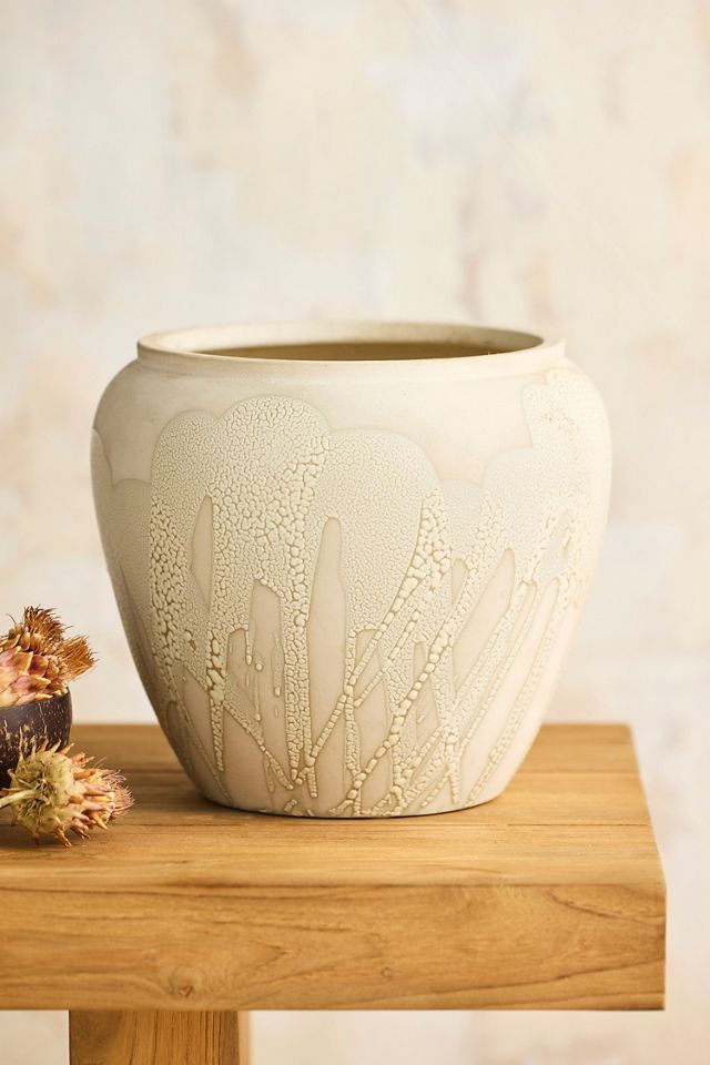 Drippy Glaze Earthenware Planter #2