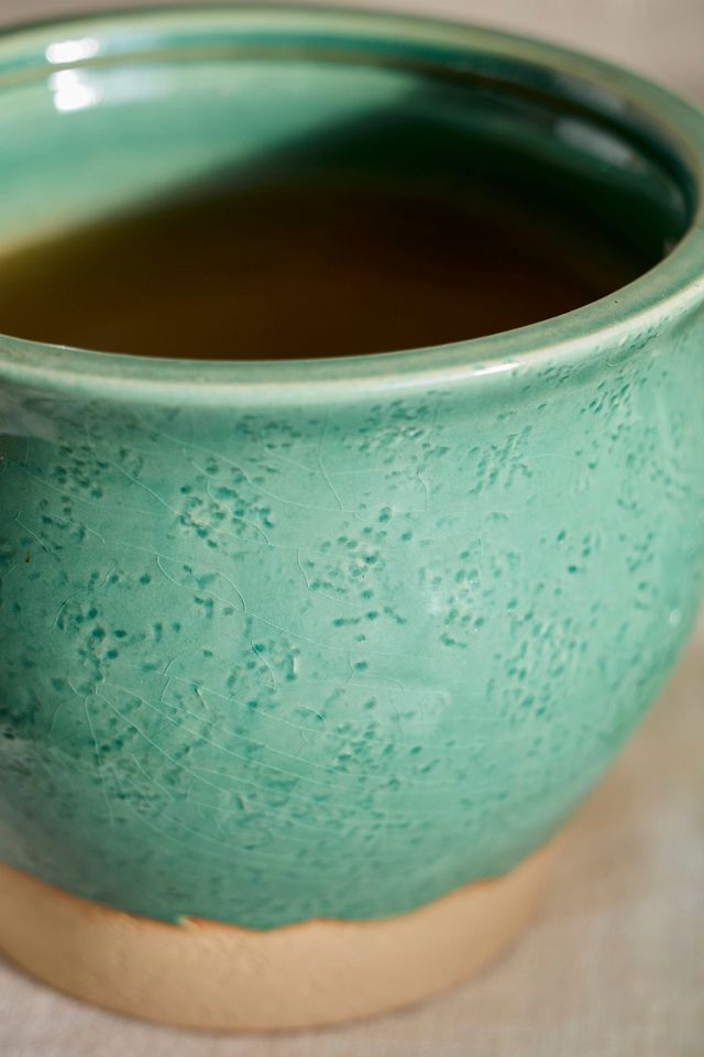 Emerald Ceramic Flare Planter #1