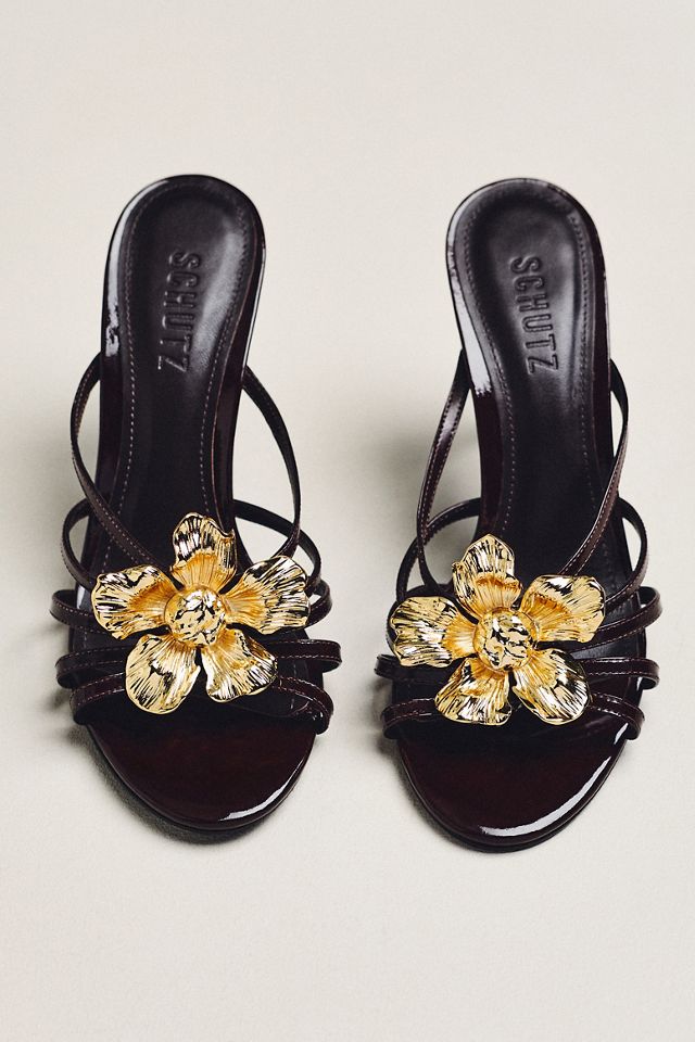 Schutz Flora Mule Heels #1