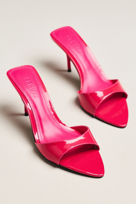 Elodie Open-Toe Mule Heels