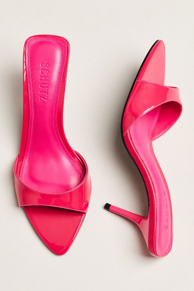 Schutz Elodie Open-Toe Mule Heels #1