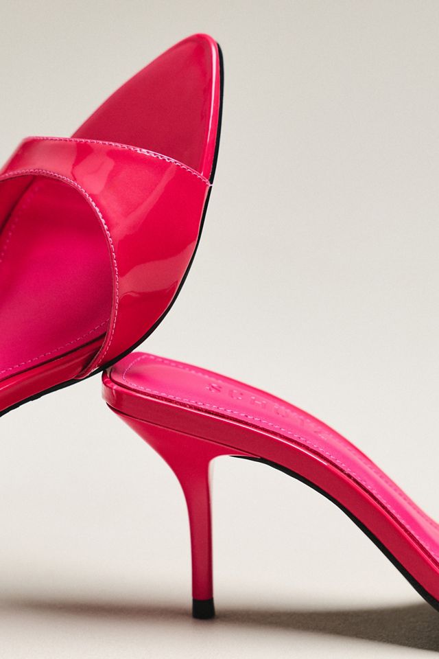 Schutz Elodie Open-Toe Mule Heels #2