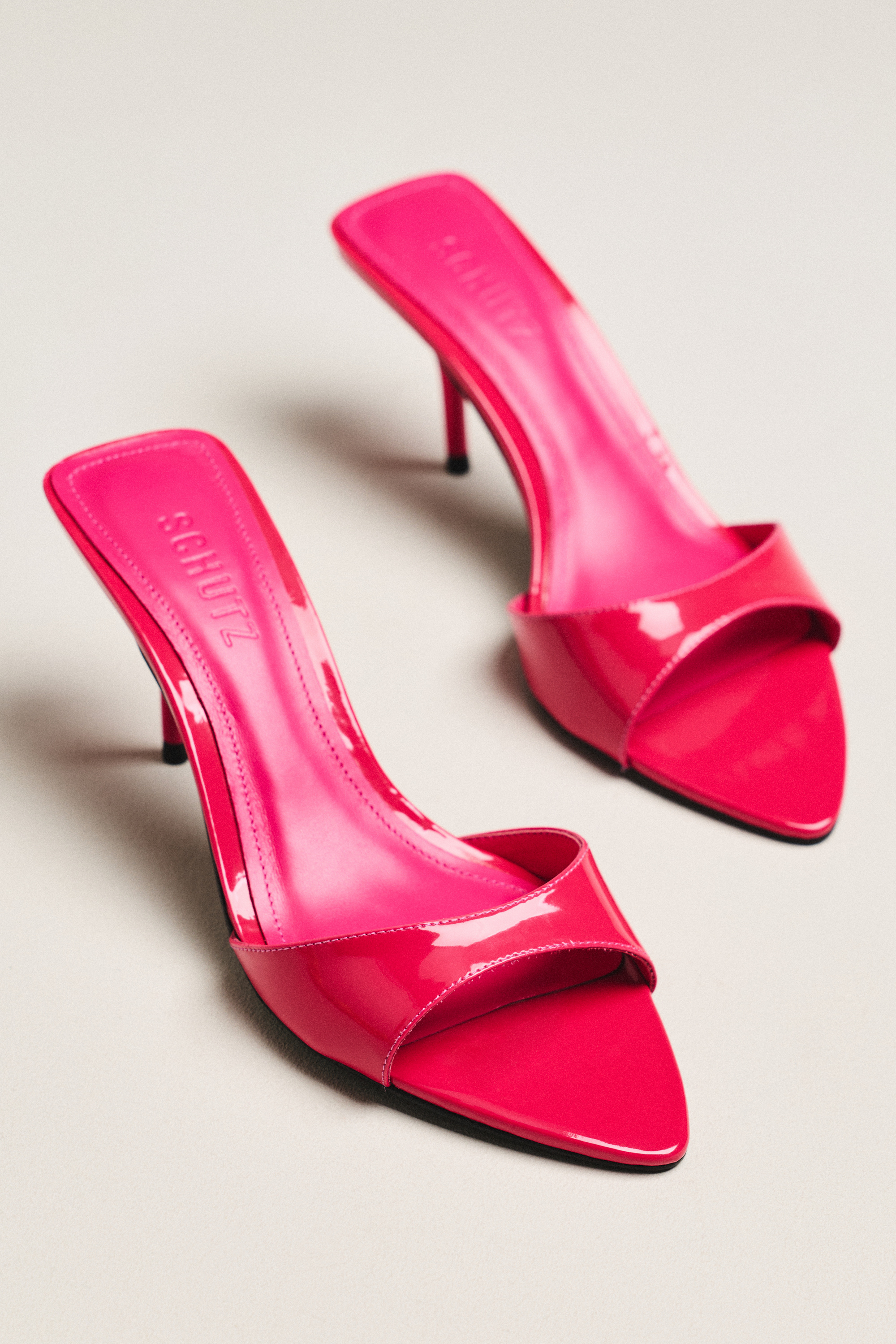 Elodie Open-Toe Mule Heels - Image 1