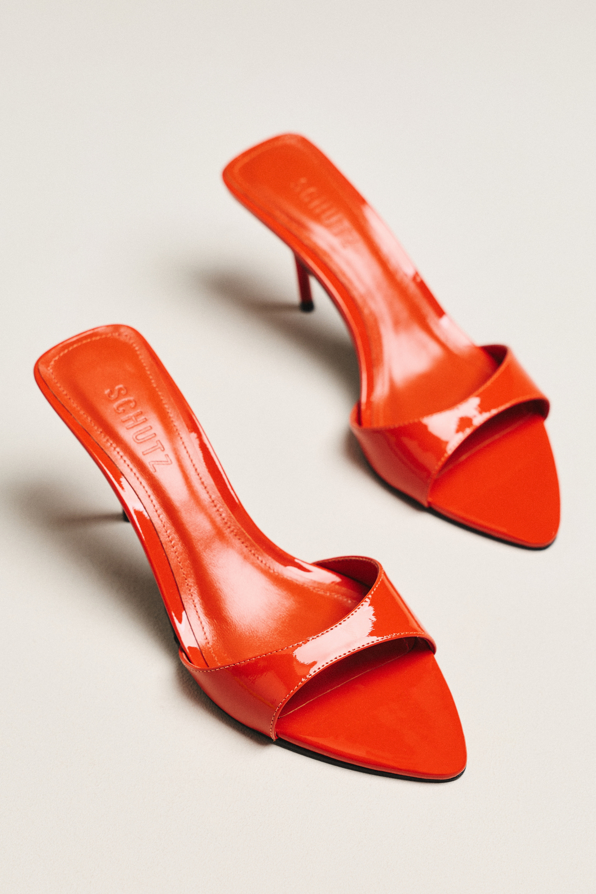 Elodie Open-Toe Mule Heels — Image 5