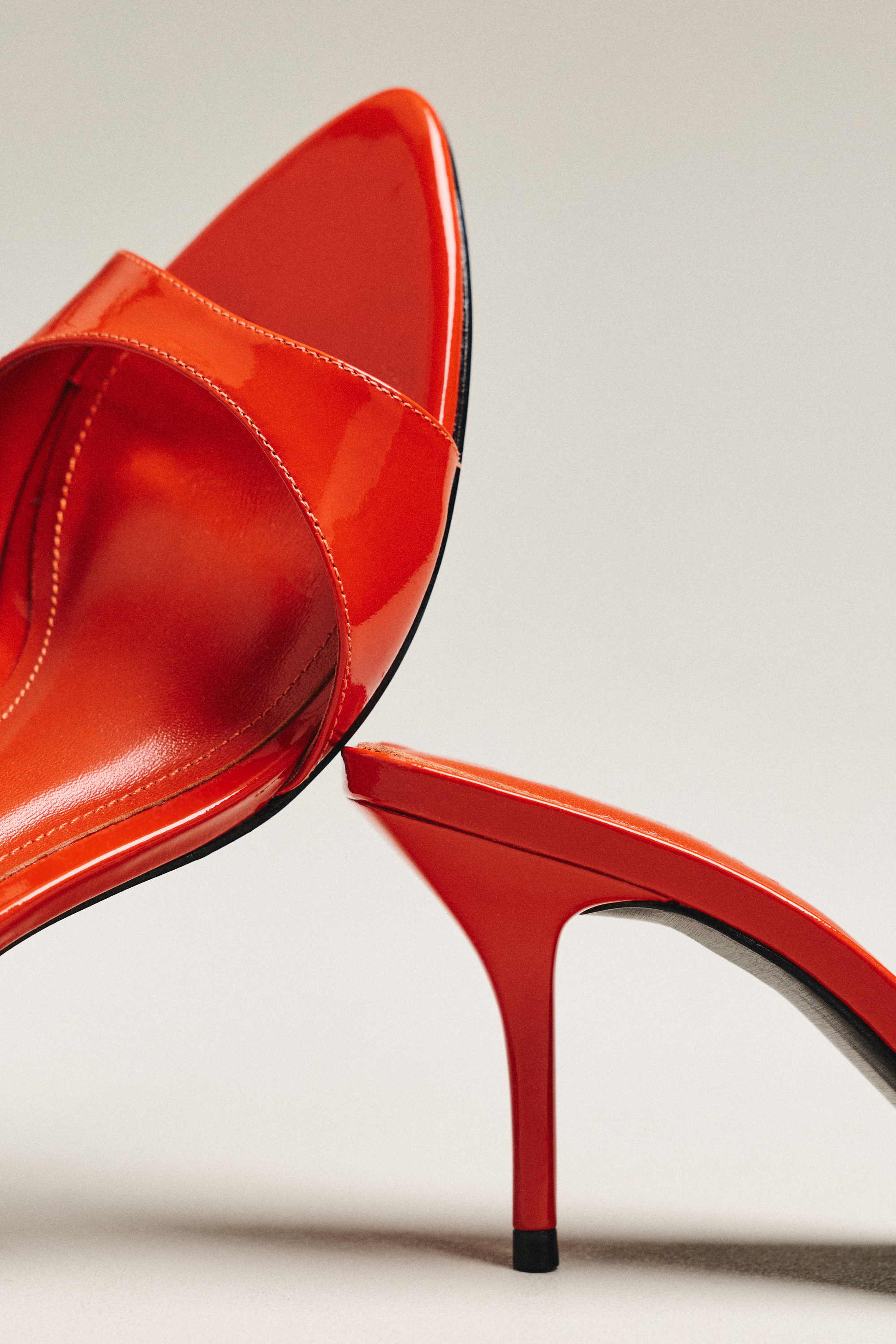 Elodie Open-Toe Mule Heels — Image 6