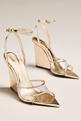 Schutz Jennifer Cork Platform Wedge Sandals | Anthropologie