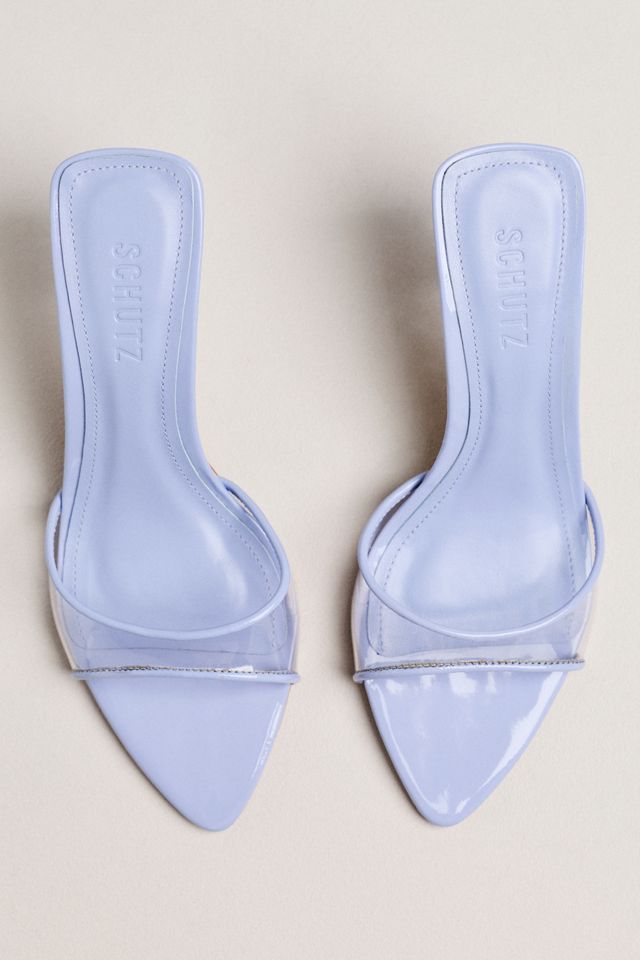 Schutz Elodie Vinyl Mule Heels #1