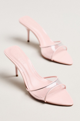 Elodie Vinyl Mule Heels