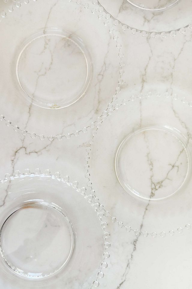 Old Flame Candle Co. Vintage 1950s Salad or Dessert Plates #1