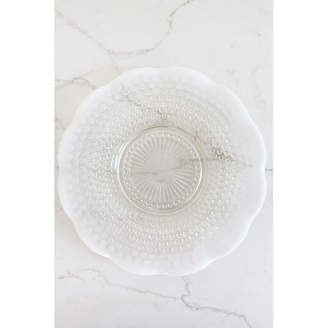Old Flame Candle Co. Vintage Moonstone Dinner Plate Set #1