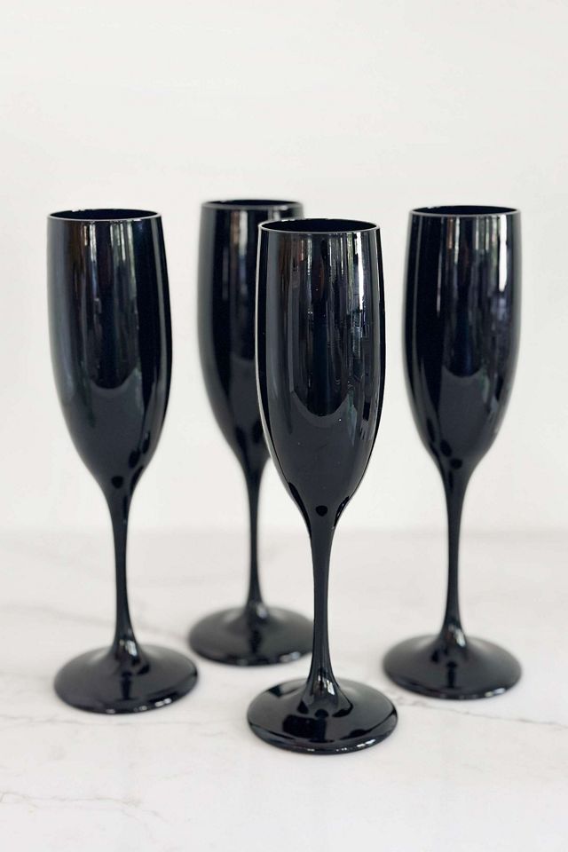 Old Flame Candle Co. Vintage Amethyst Champagne Glasses #1