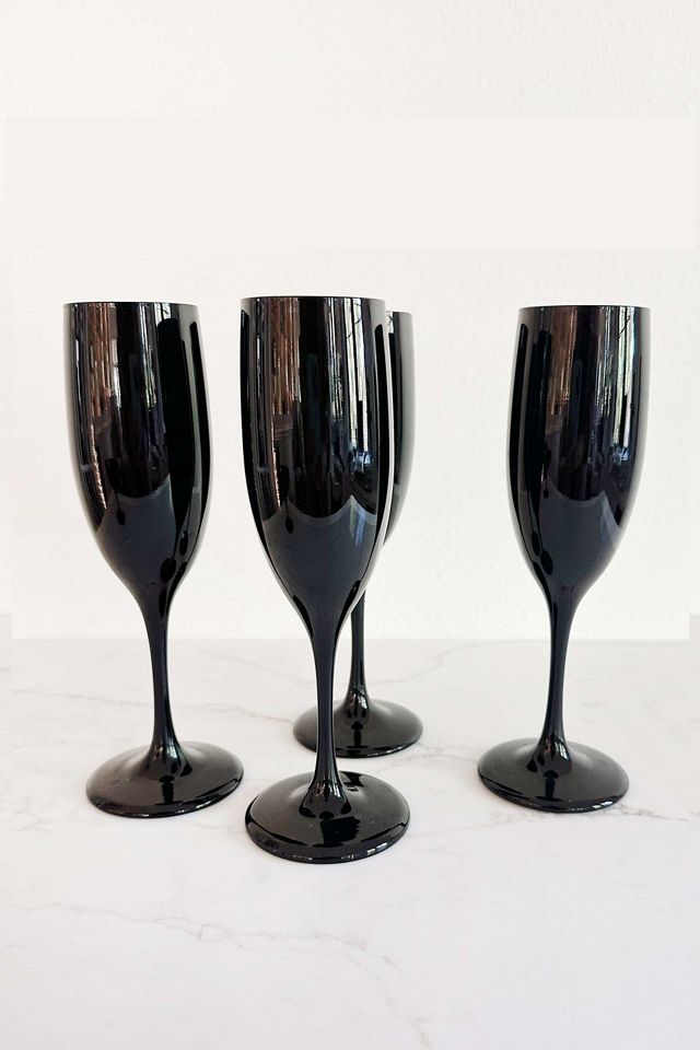 Old Flame Candle Co. Vintage Amethyst Champagne Glasses #2