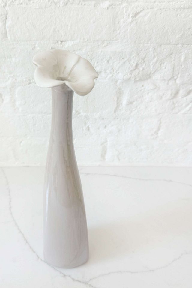 Old Flame Candle Co. Vintage Glazed Curvy Bud Vase