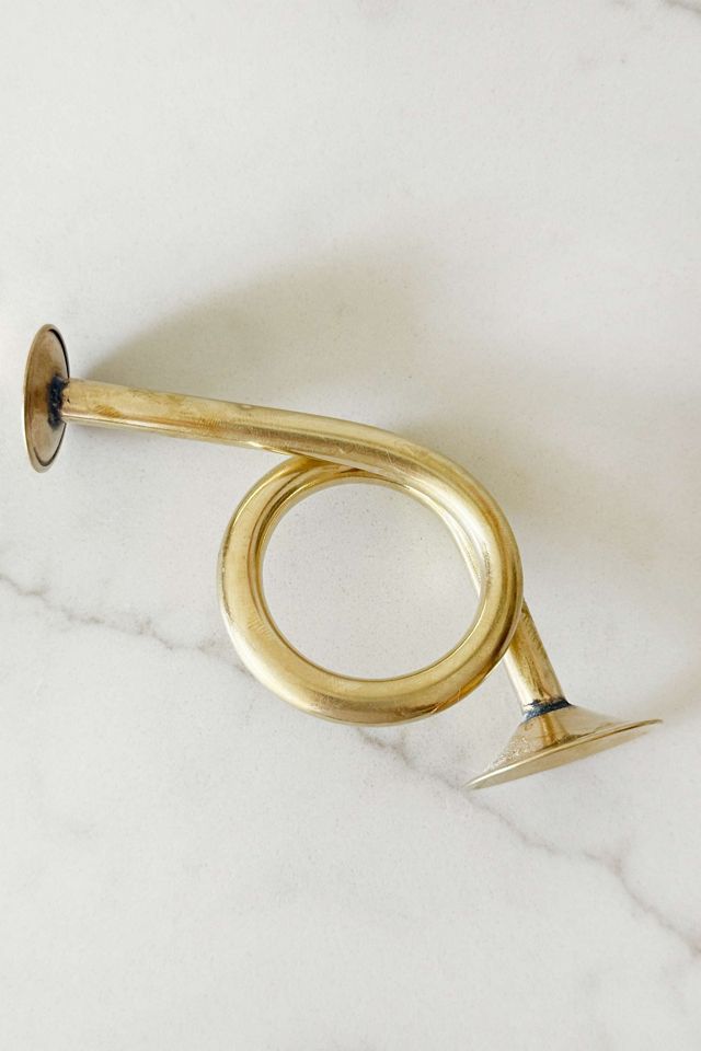 Old Flame Candle Co. Vintage French Horn Napkin Rings #2