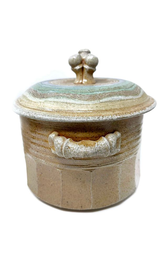 Old Flame Candle Co. Vintage 1970s Stoneware Vessel #3