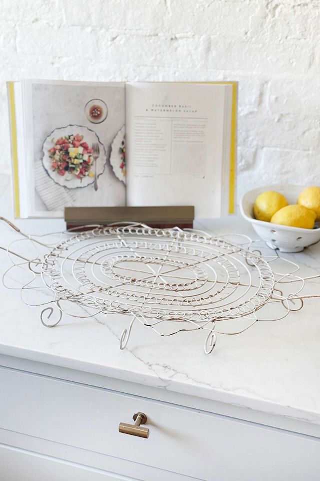 Old Flame Candle Co. Vintage French Wire Oblong Tray #1