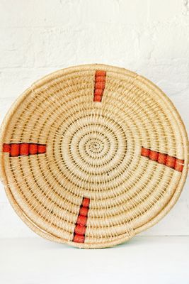 Old Flame Candle Co. Vintage Woven Art Basket