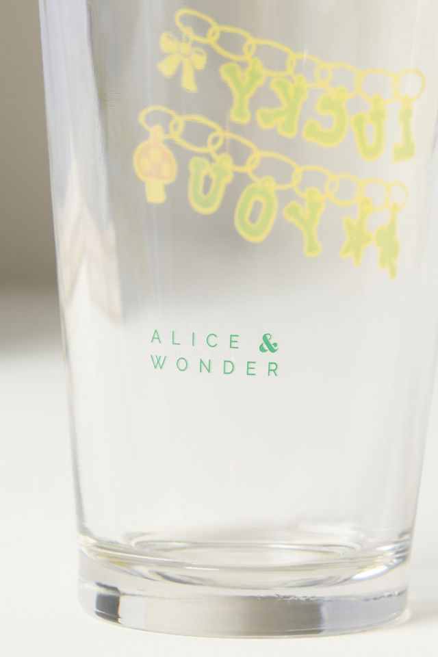 Alice & Wonder St. Patrick's Pint Glass #3