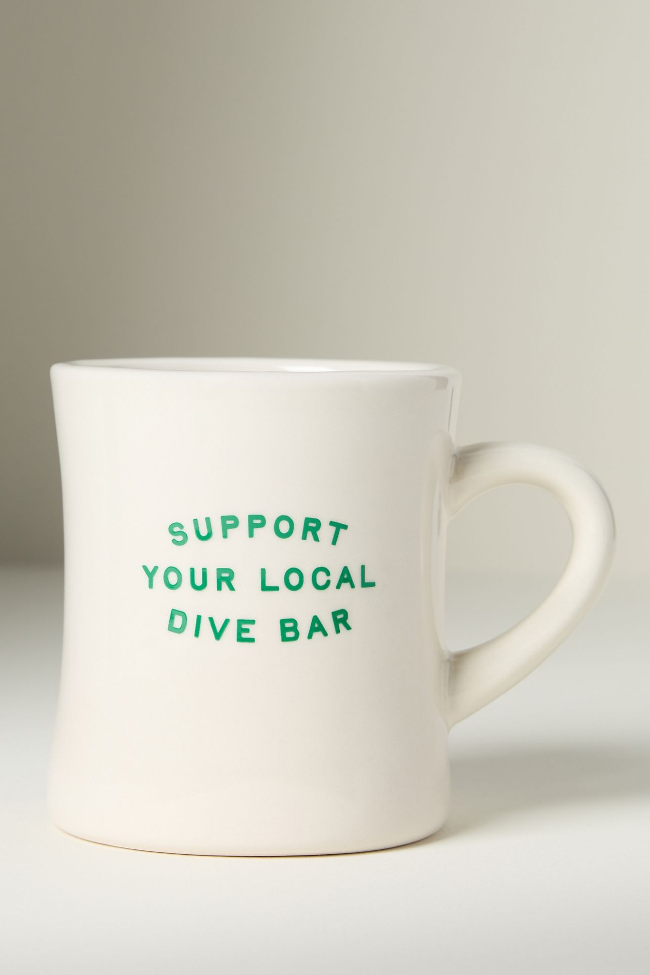 Alice & Wonder Support Your Local Stoneware Mug - Support Your Local Dive Bar, Standard, One Size