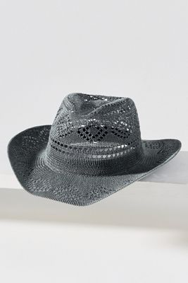 Anthropologie Blue  Lindy  Chenille Rancher Hat Wyeth Woven Straw Rancher Hat | Anthropologie main image 2