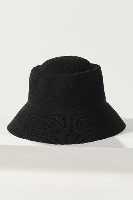 Anthropolgie Metallic Pink Puffer Bucket Hat Good Shade Puffer Bucket Hat - Burgundy Truffle | ALO main image 2
