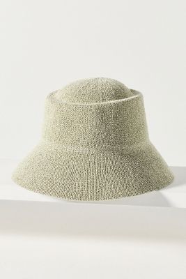NWT Anthropologie Pink Space Dye Straw Bucket Hat San Diego Hat Co. Straw Bucket Hat | Anthropologie main image 3