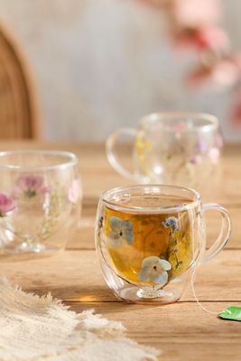 Pressed Floral Mug
