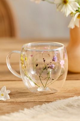Pressed Floral Mug