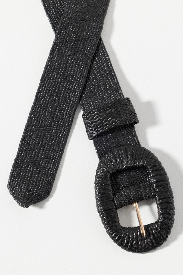 【新品】ARTS&SCIENCE / Oval buckle belt 黒 Oval Buckle Belt – 18mm