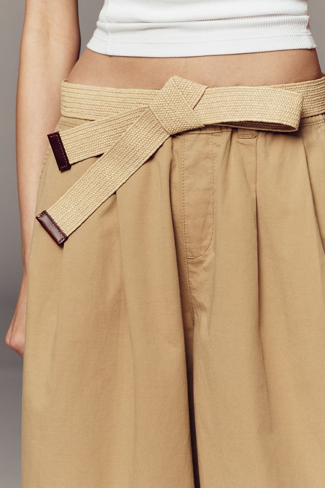 By Anthropologie Raffia Knotted Belt #1