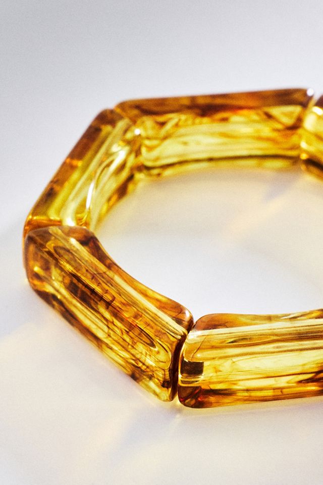 Clear Resin Stretch Bracelet #1
