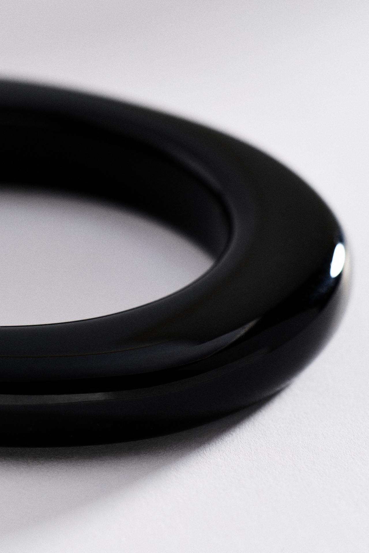 Translucent Resin Bangle Bracelet