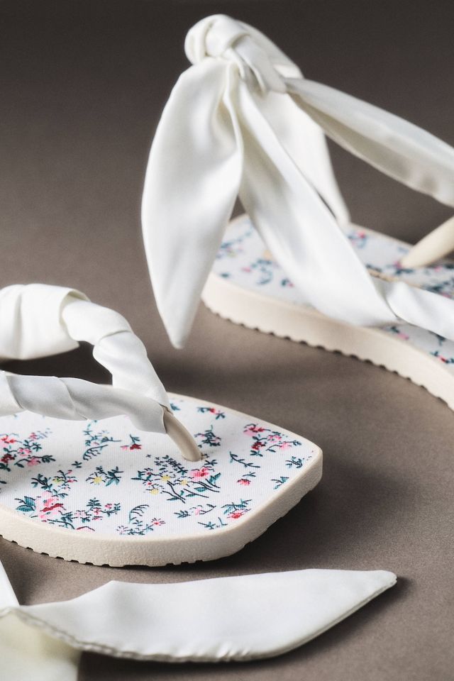 Badgley Mischka Wrenna Slingback Flip-Flop Sandals | Anthropologie