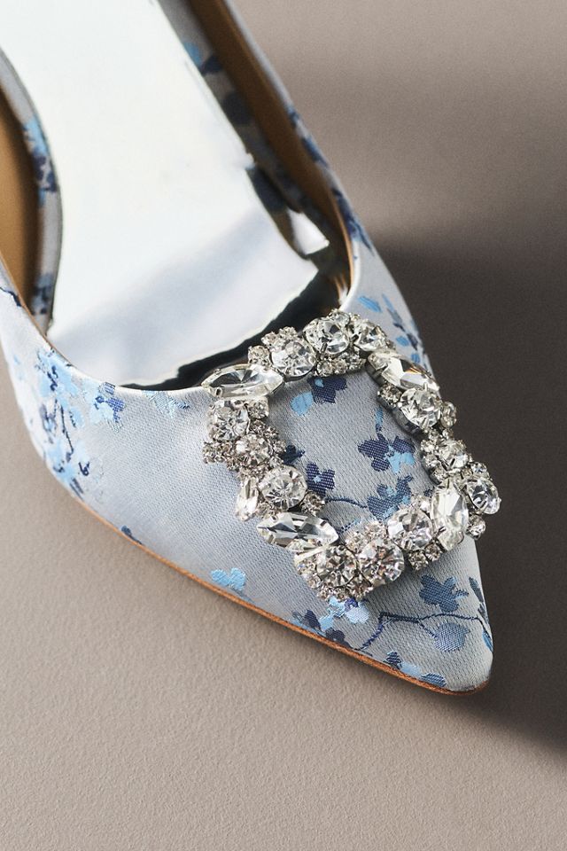 Badgley Mischka Cher Jacquard Pumps #1