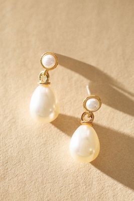 Studio Bride Freshwater Pearl Micro Drop Earrings