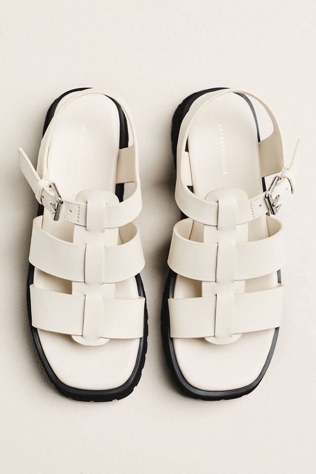 By Anthropologie Platform Fisherman Sandals #1