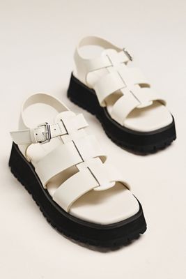 By Anthropologie Platform Fisherman Sandals