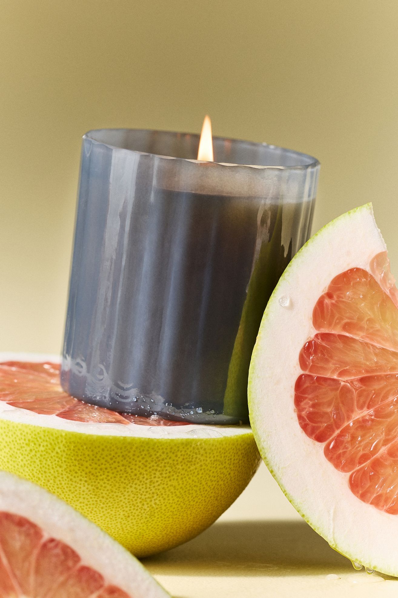 Capri Blue Volcano Grey Tumbler Boxed Glass Candle - Volcano, S