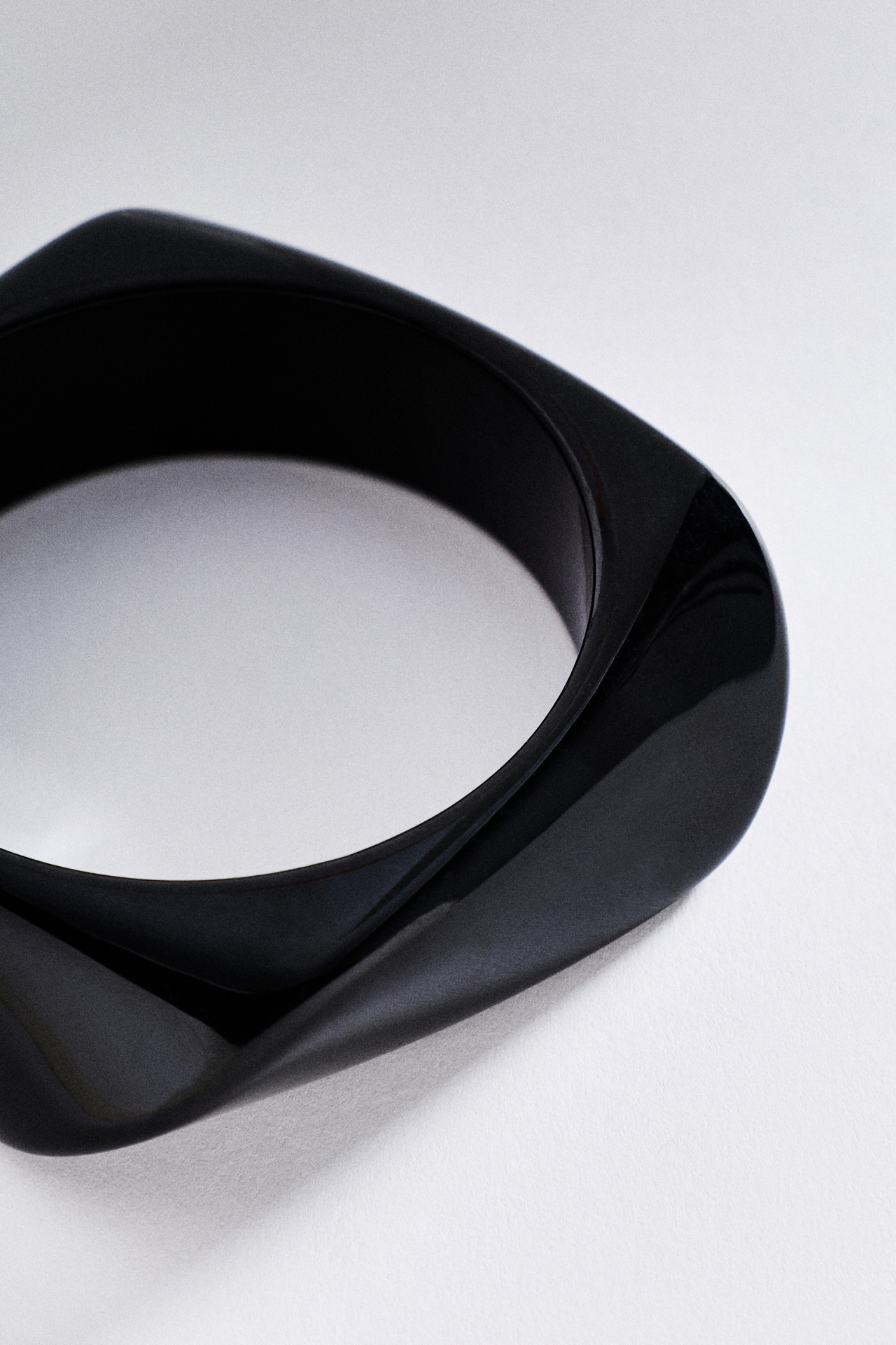 Square Resin Bangle Bracelet