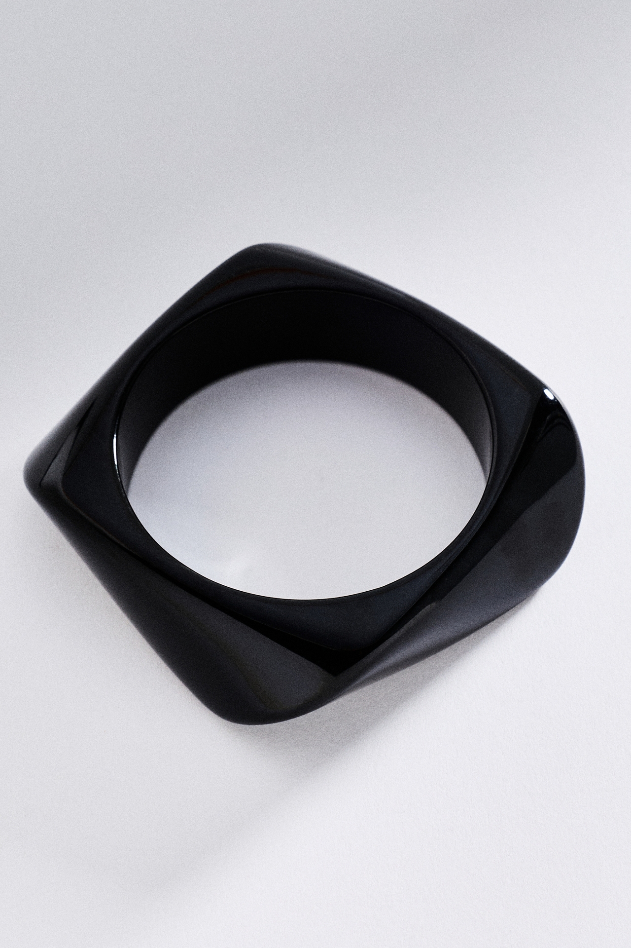Square Resin Bangle Bracelet