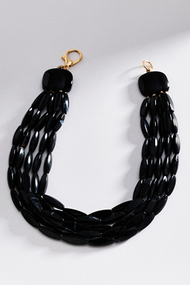 Chunky Layered Resin Beaded Necklace