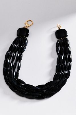 Collar de Cuentas de Resina en Capas Gruesas