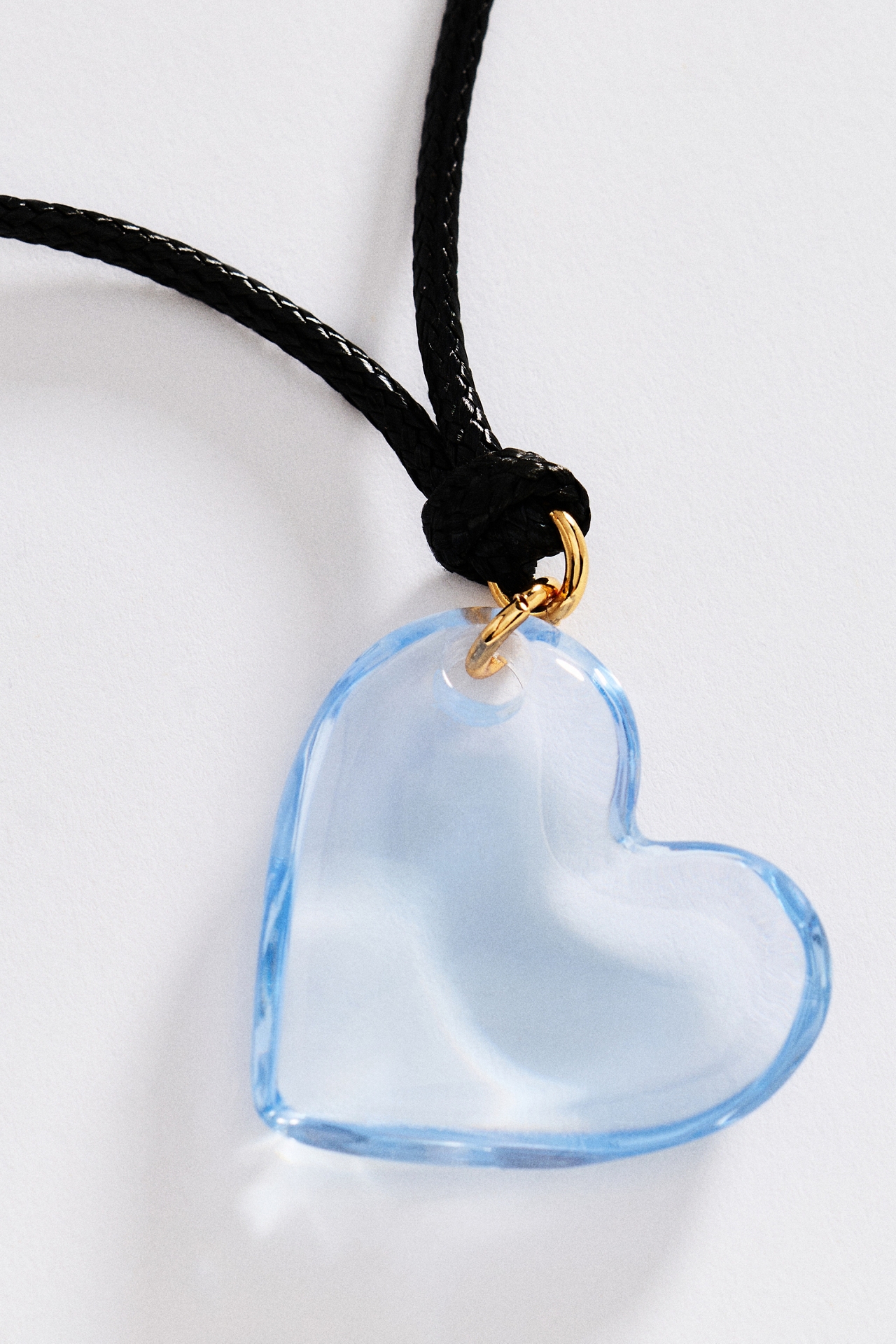 Heart Cord Pendant Necklace