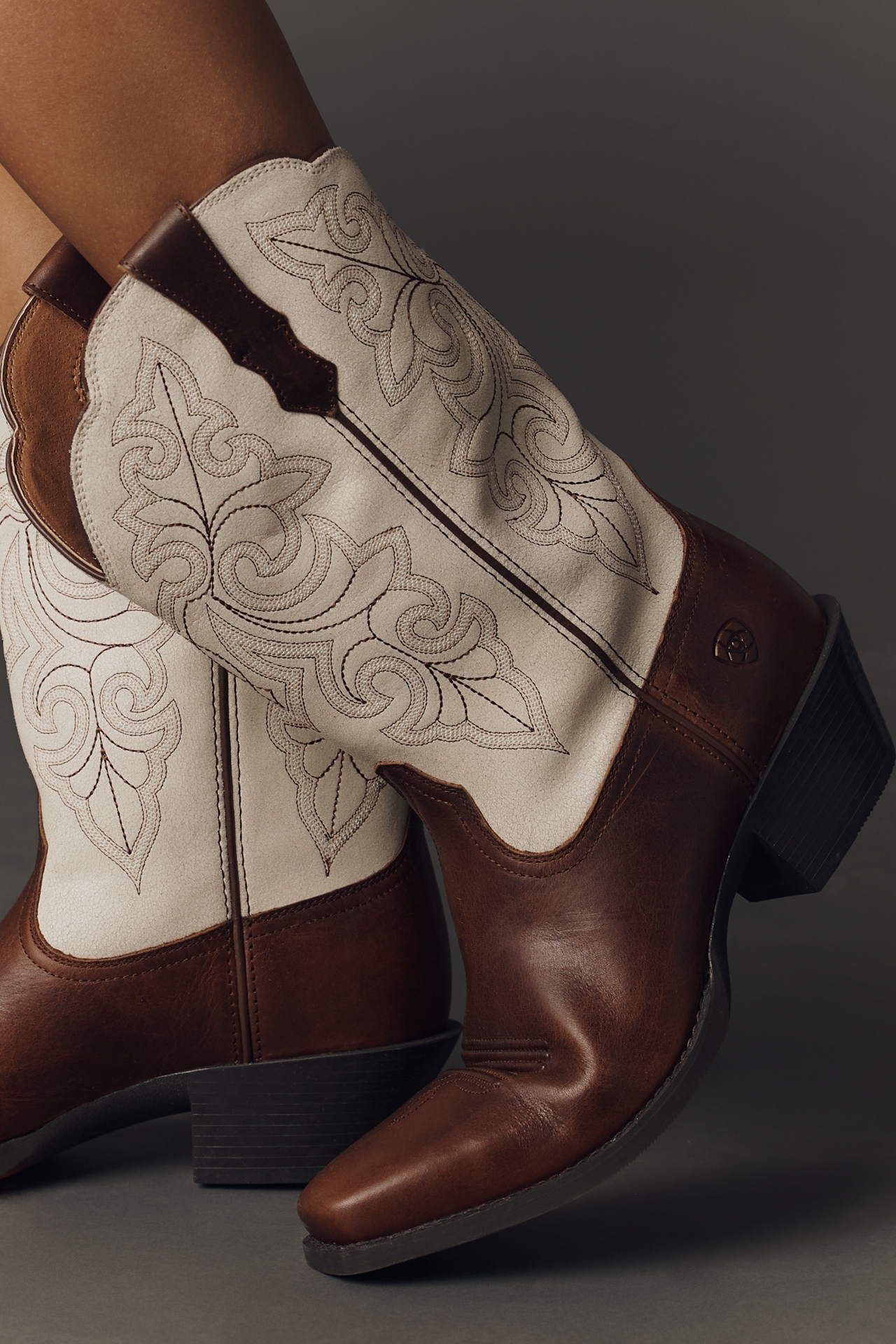 Ariat Round Up Square-Toe Western Boots