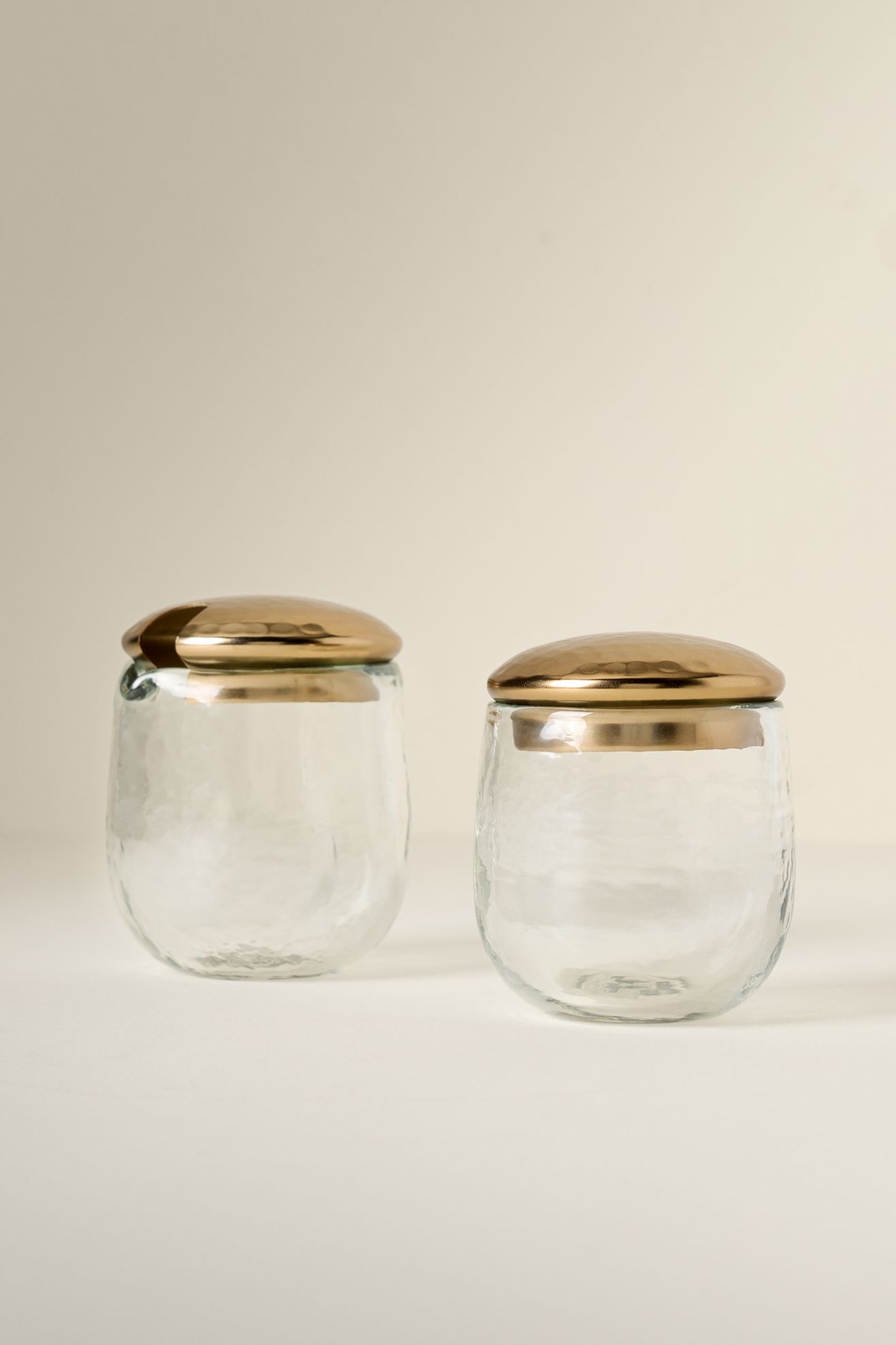 The Collective Artisan Pebbled Cream & Sugar Set - Clear, One Size